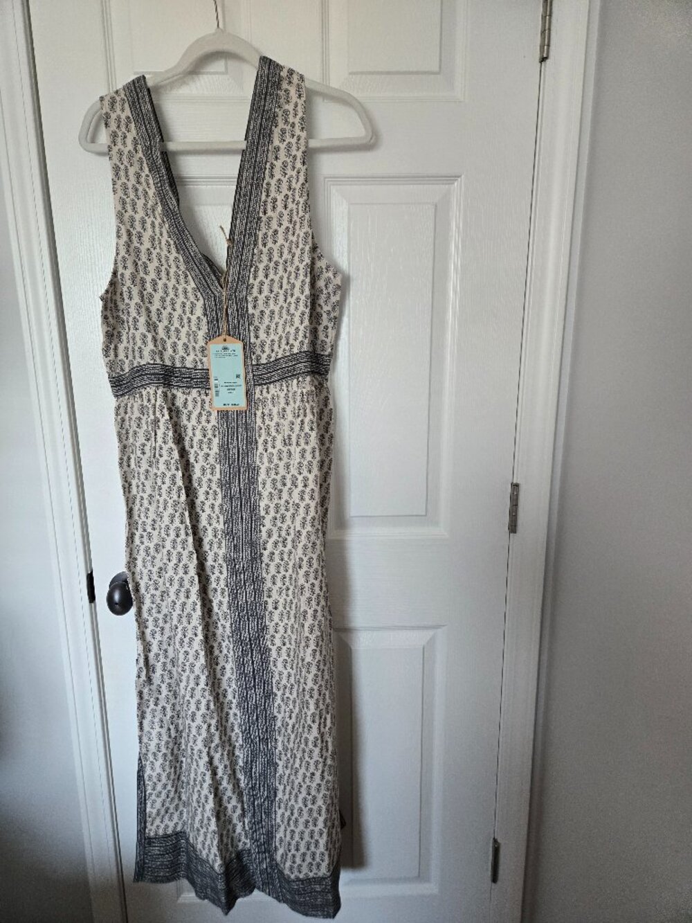 Faherty Macy Maxi Dress, 100% Linen, SZ XL, NWT